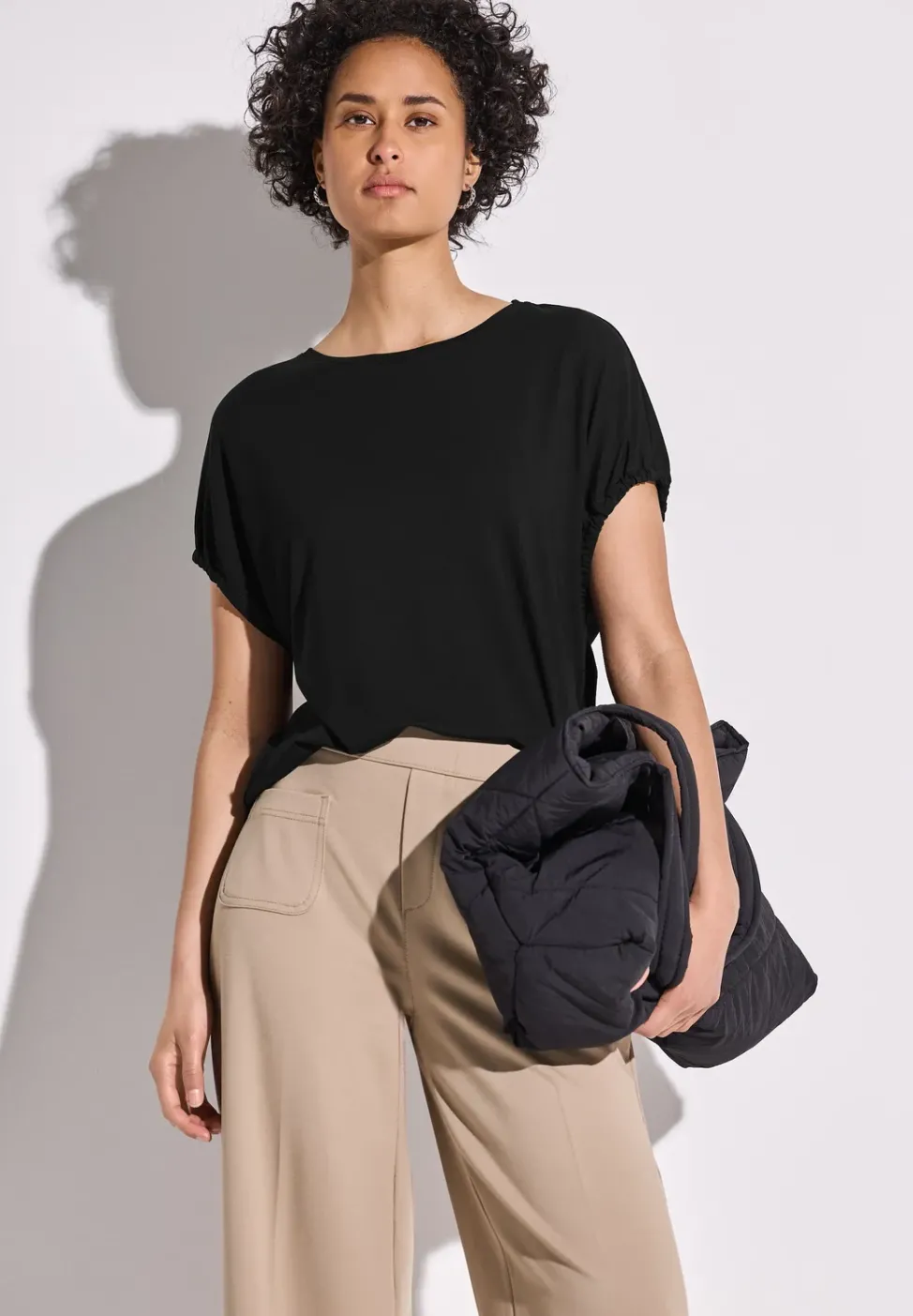 Shirt in Unifarbe