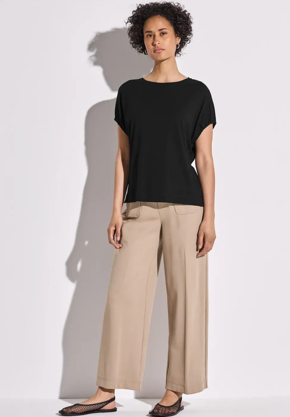 Shirt in Unifarbe