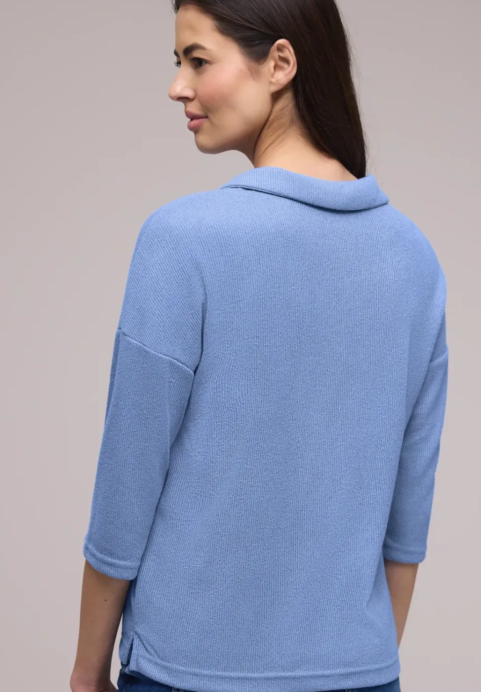 Shirt in Unifarbe