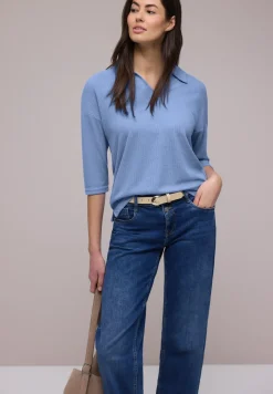 Shirt in Unifarbe