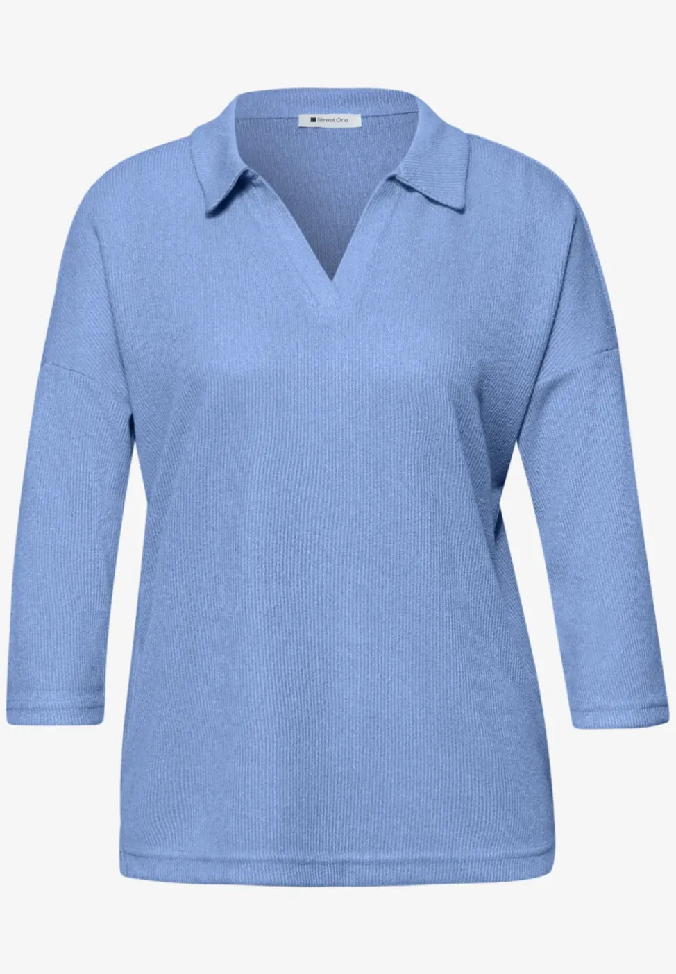 Shirt in Unifarbe