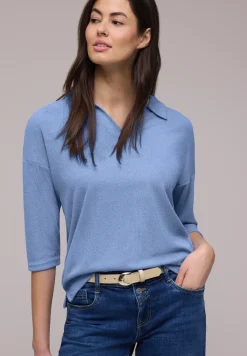 Shirt in Unifarbe