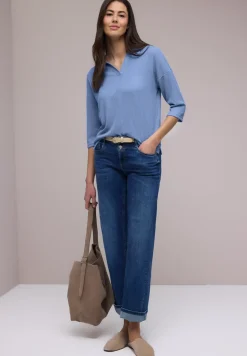 Shirt in Unifarbe