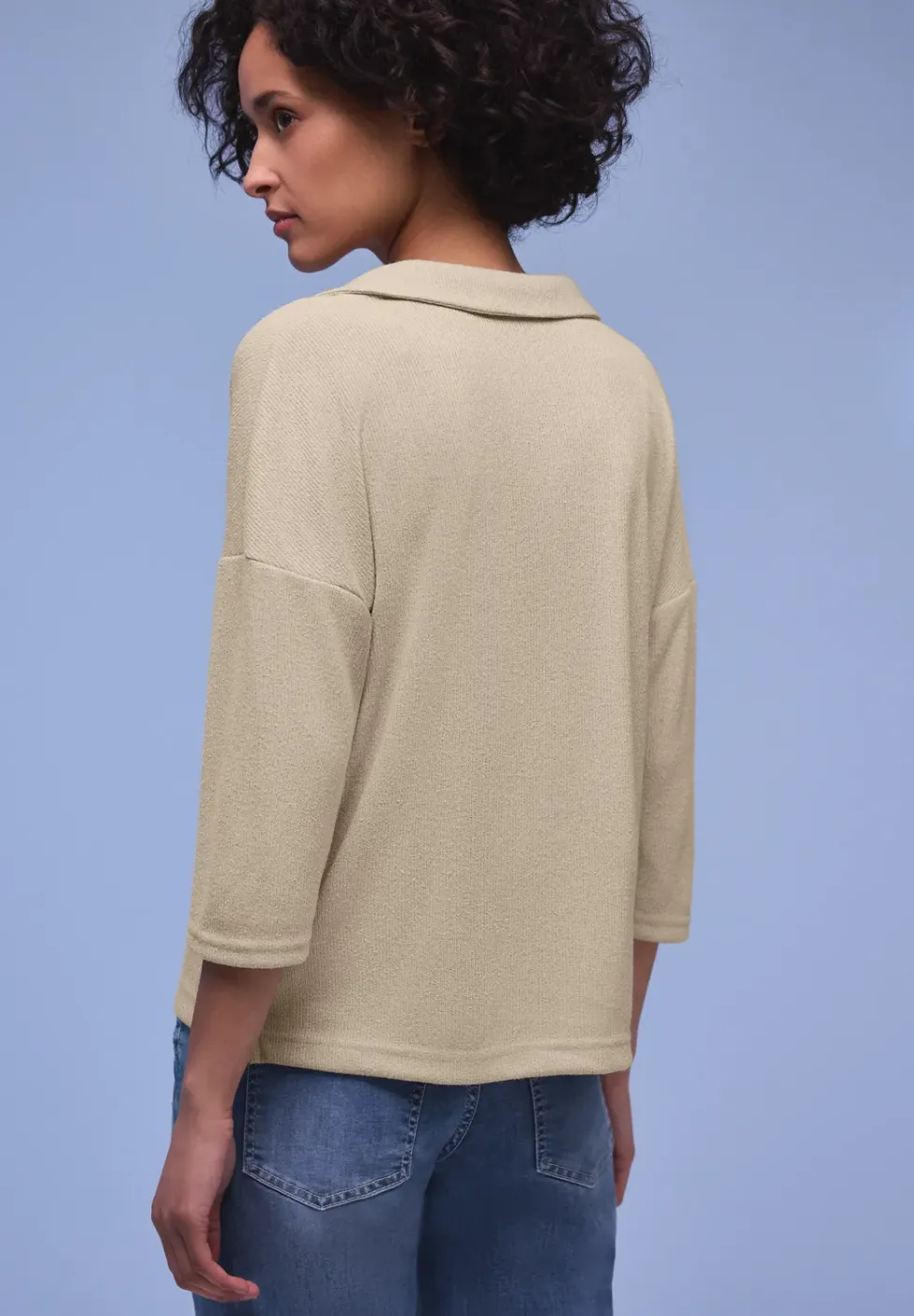 Shirt in Unifarbe