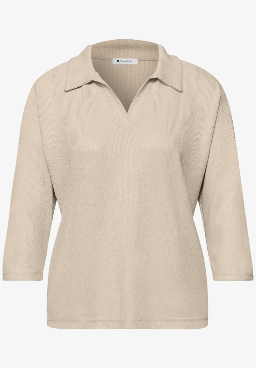 Shirt in Unifarbe