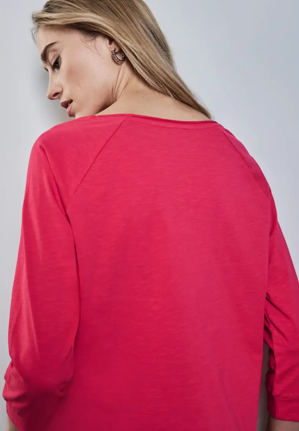 Shirt in Unifarbe