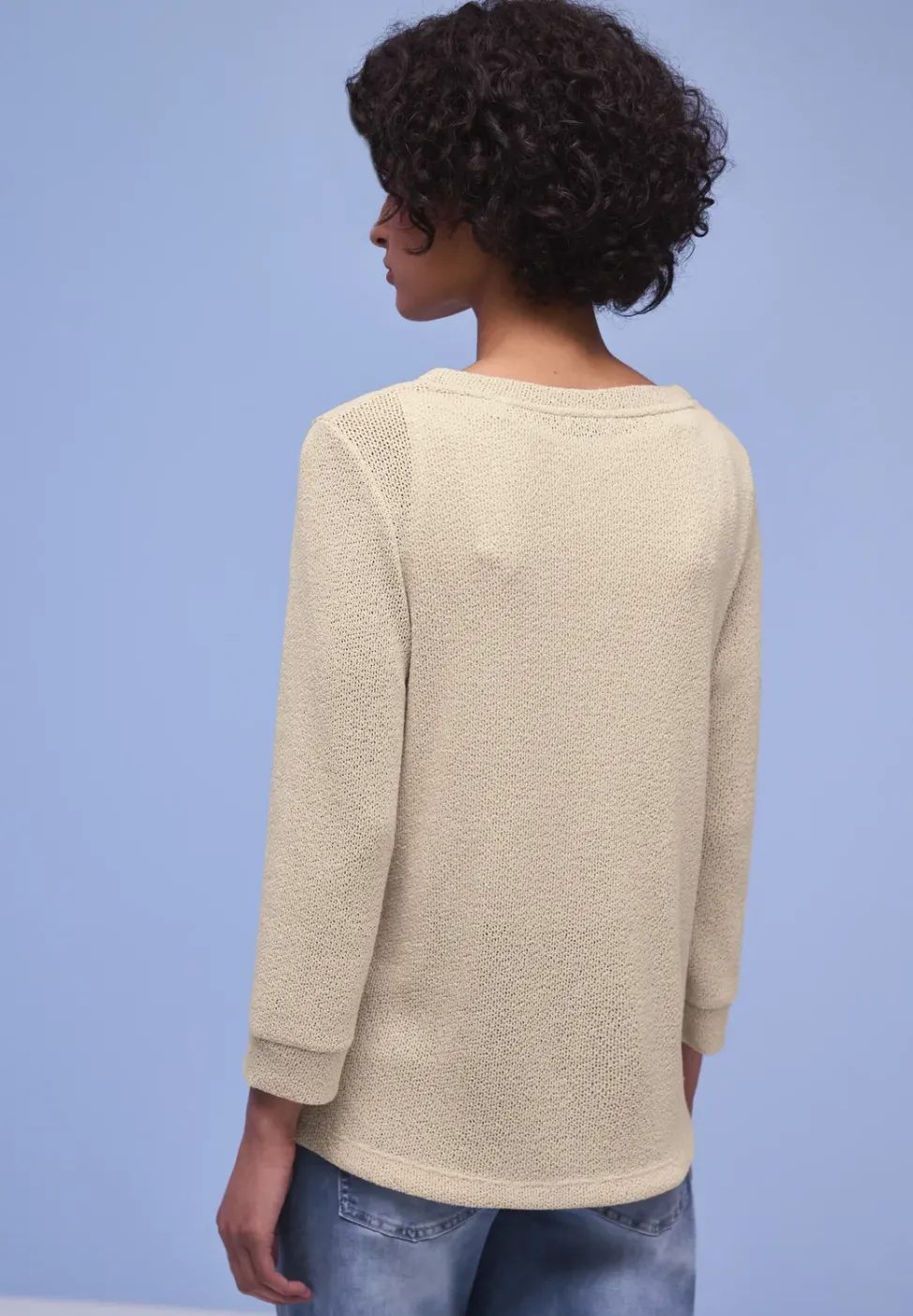 Shirt in Unifarbe