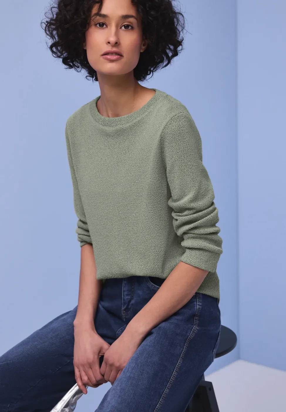 Shirt in Unifarbe