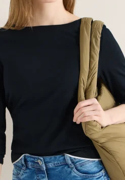 Shirt in Unifarbe
