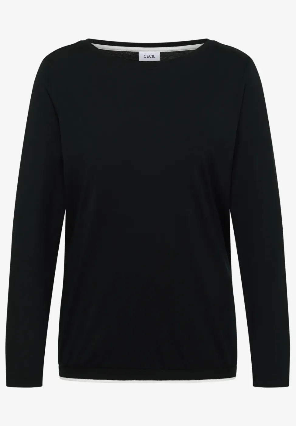 Shirt in Unifarbe