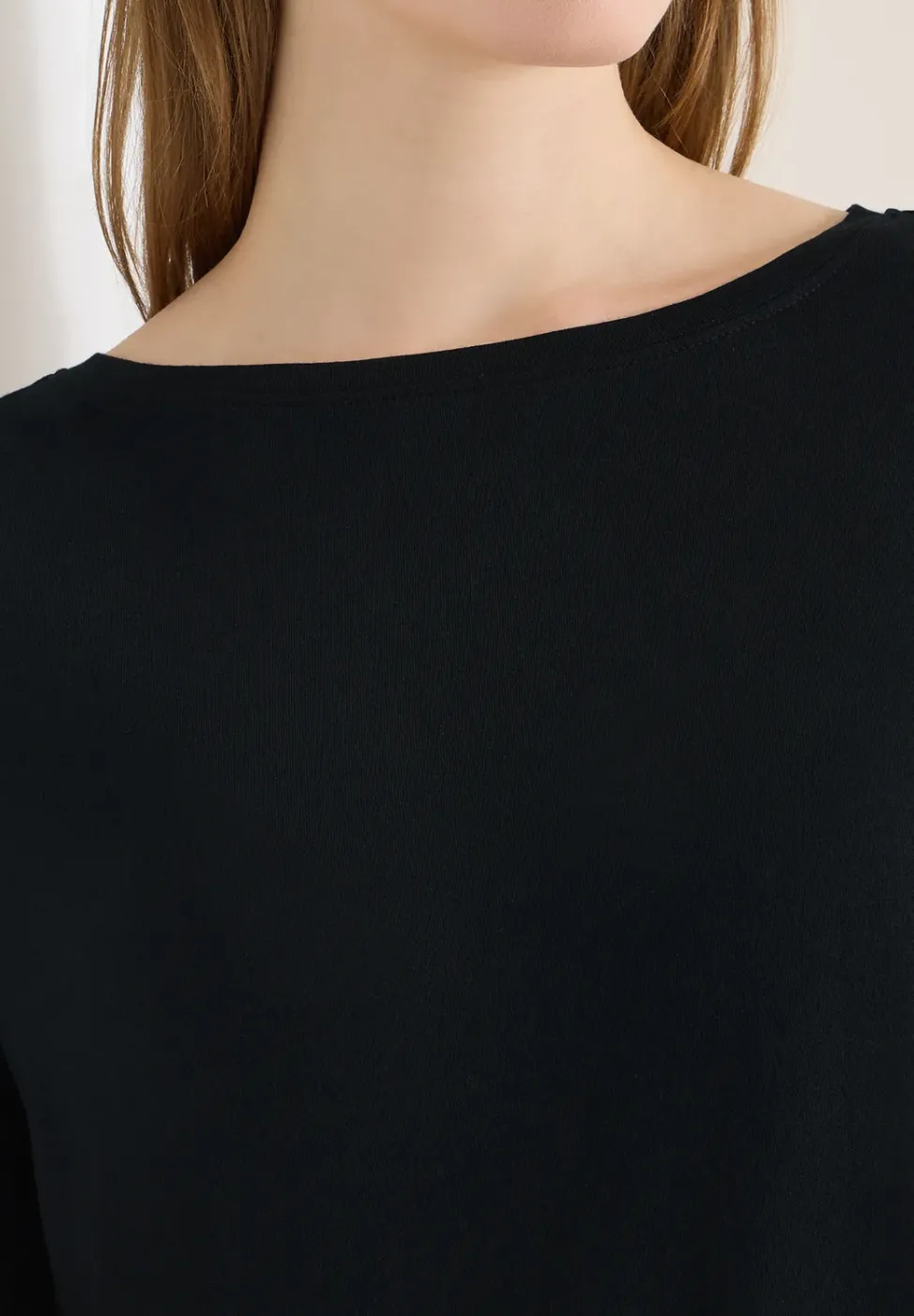 Shirt in Unifarbe