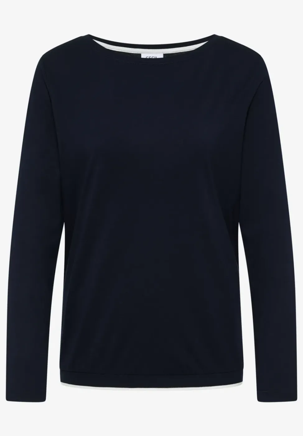 Shirt in Unifarbe