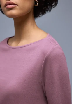 Shirt in Unifarbe