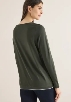 Shirt in Unifarbe