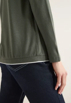 Shirt in Unifarbe