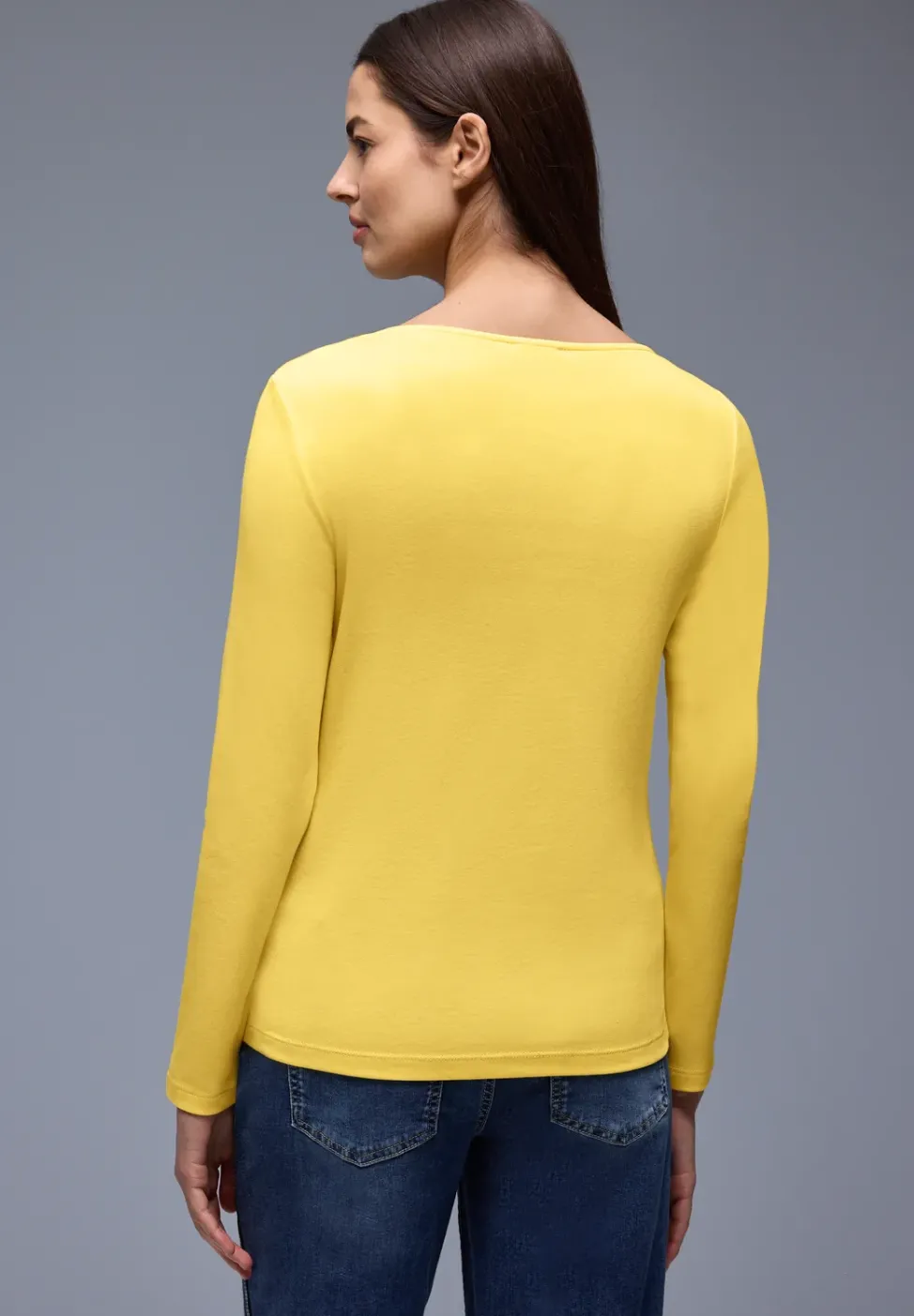 Shirt in Unifarbe