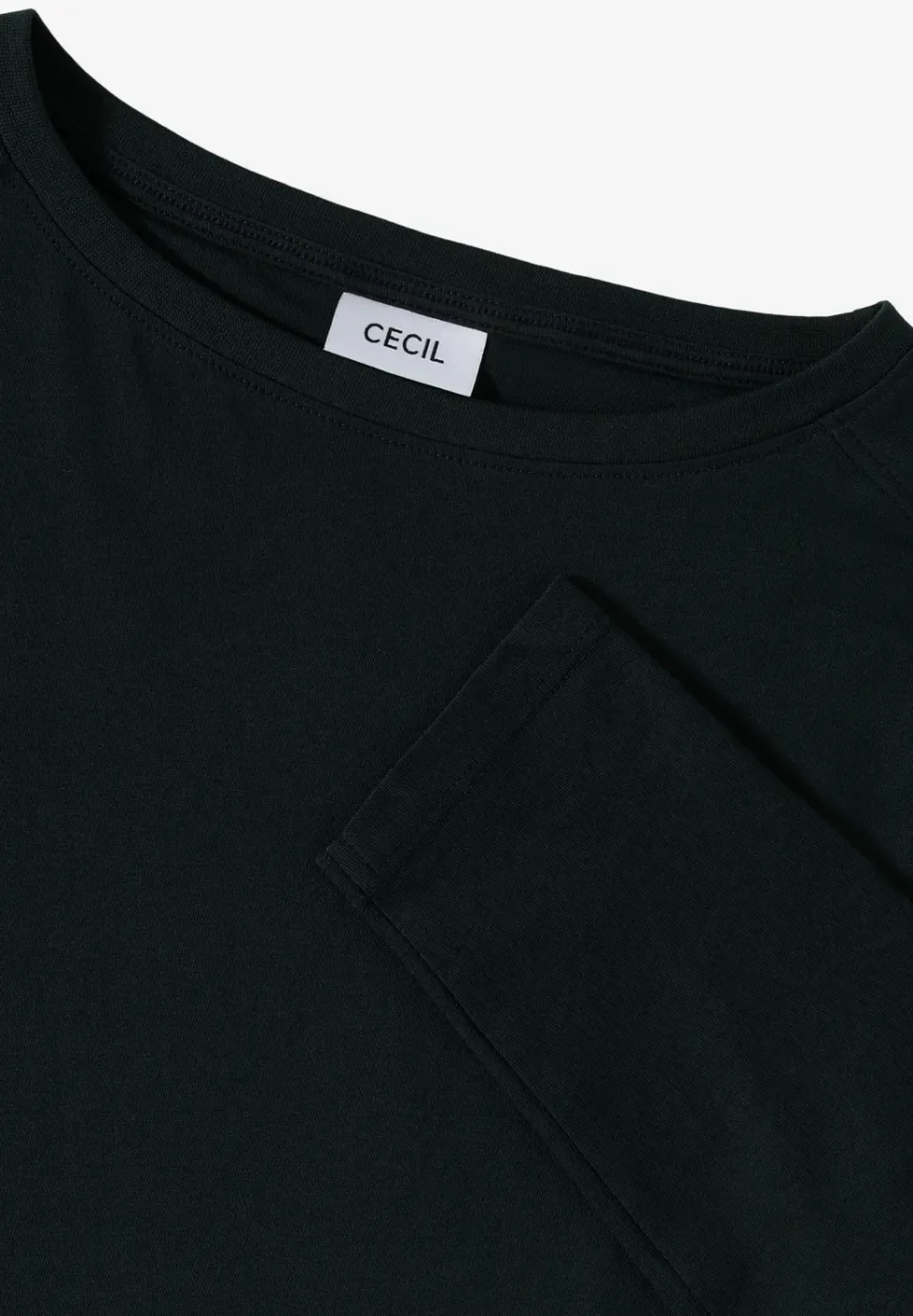 Shirt in Unifarbe