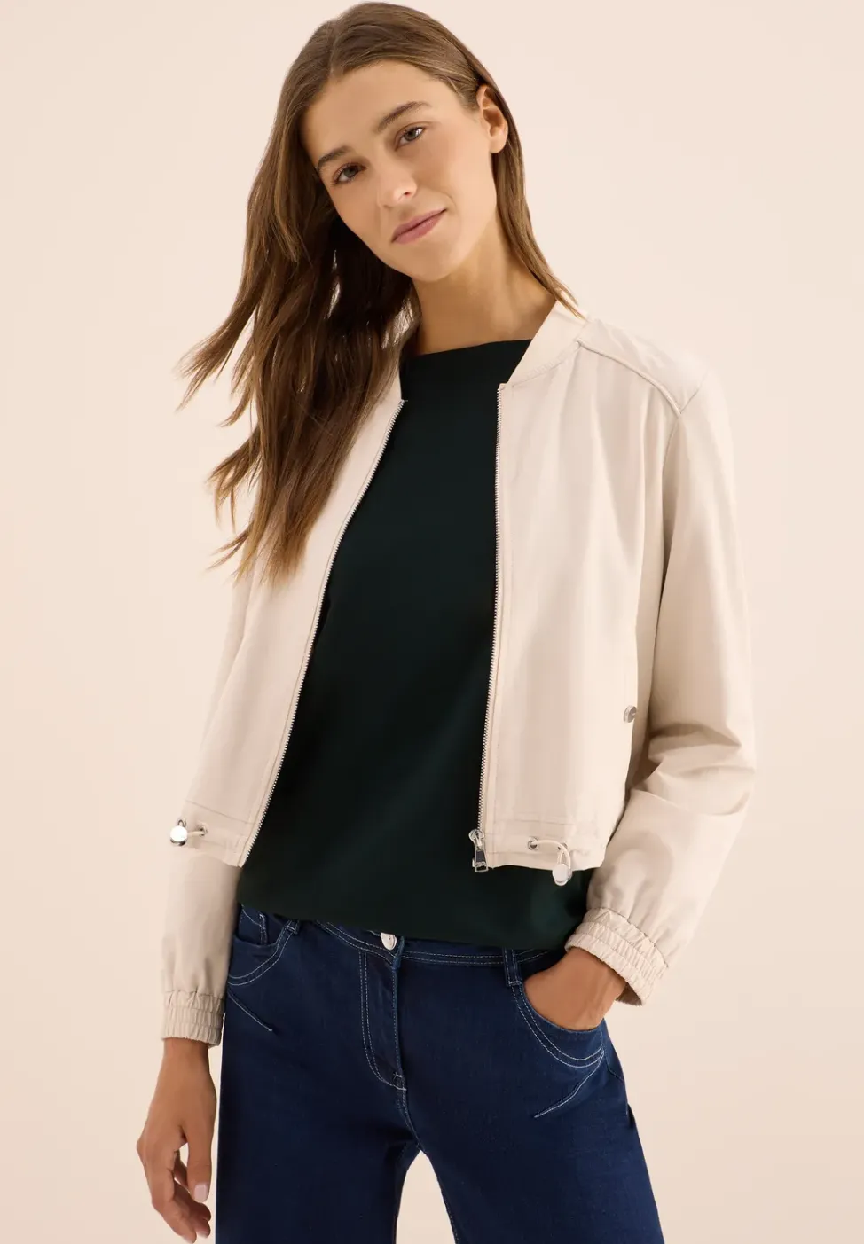Shirt in Unifarbe