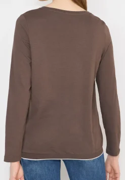Shirt in Unifarbe