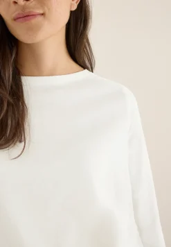 Shirt in Unifarbe