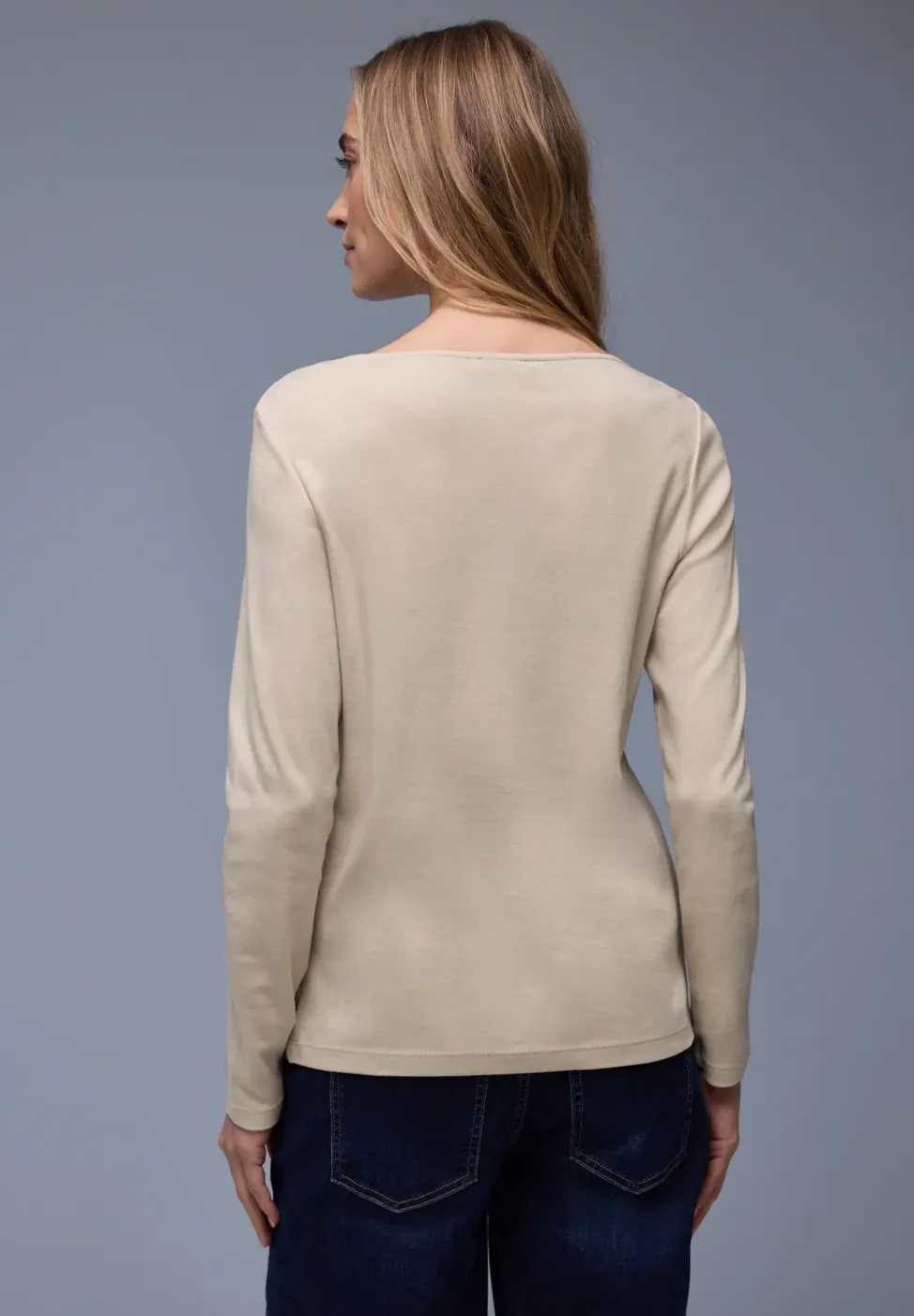 Shirt in Unifarbe