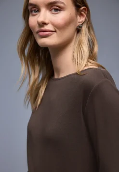 Shirt in Unifarbe
