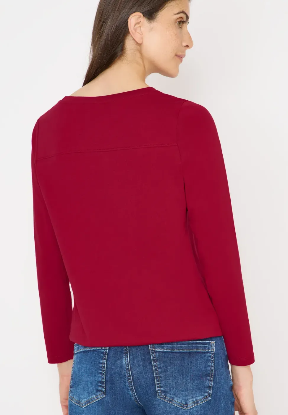 Shirt in Unifarbe