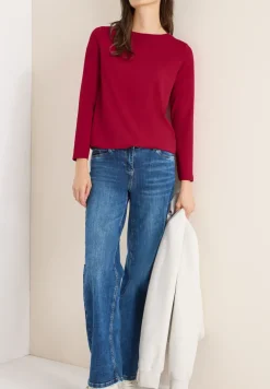 Shirt in Unifarbe