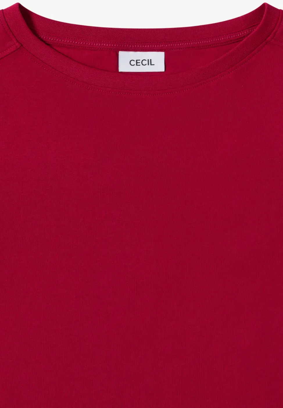 Shirt in Unifarbe