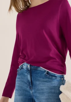 Shirt in Unifarbe