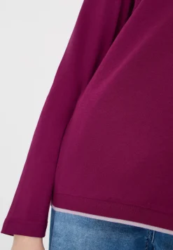 Shirt in Unifarbe