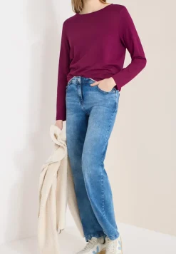 Shirt in Unifarbe