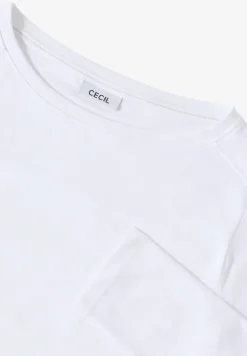 Shirt in Unifarbe