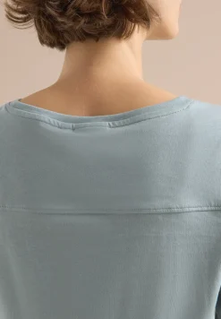 Shirt in Unifarbe
