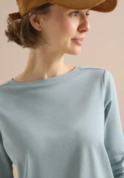 Shirt in Unifarbe