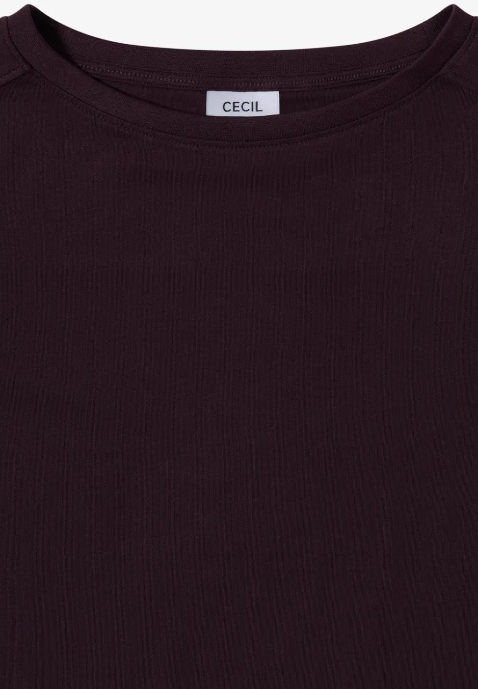 Shirt in Unifarbe