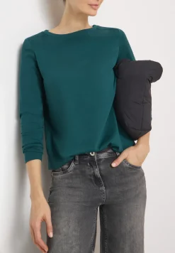 Shirt in Unifarbe
