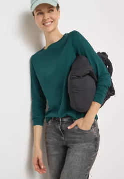 Shirt in Unifarbe