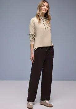 Shirt in Unifarbe