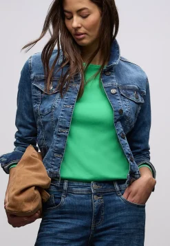 Shirt in Unifarbe