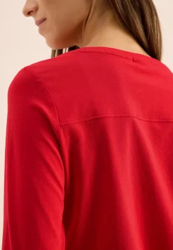 Shirt in Unifarbe