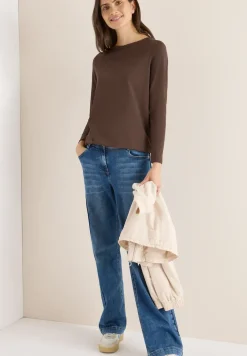 Shirt in Unifarbe