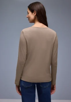 Shirt in Unifarbe