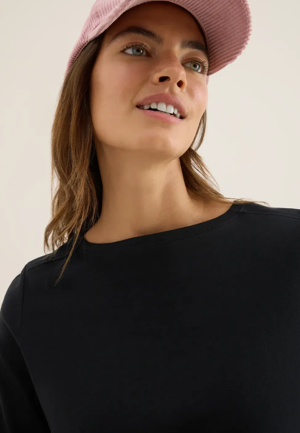 Shirt in Unifarbe