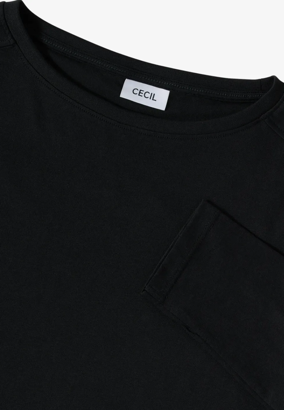 Shirt in Unifarbe