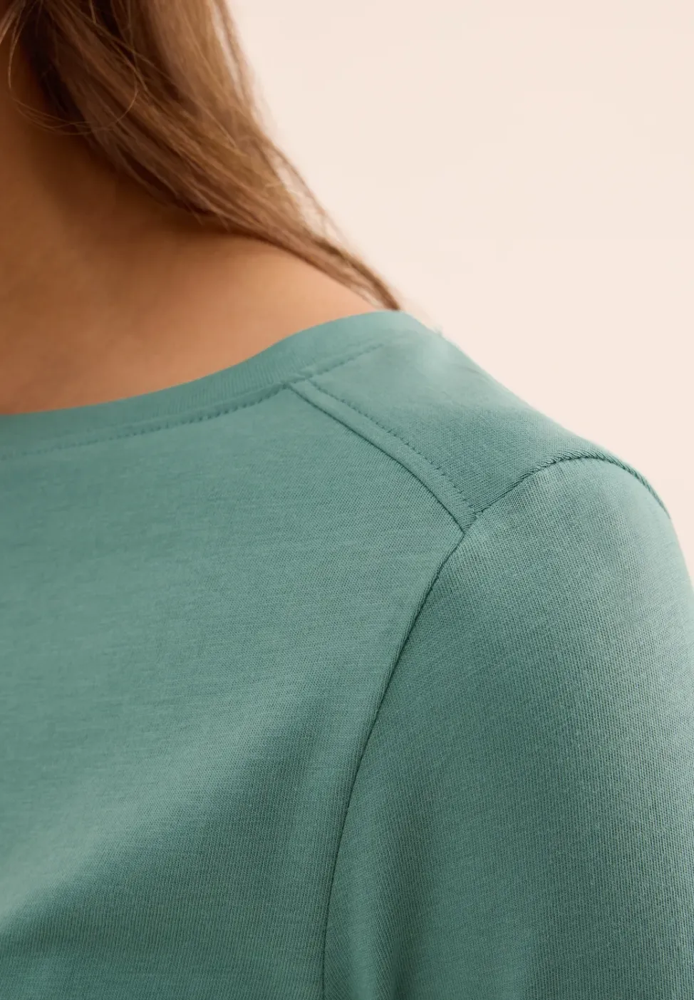 Shirt in Unifarbe