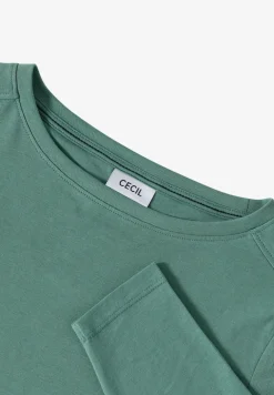 Shirt in Unifarbe