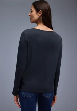 Shirt in Unifarbe