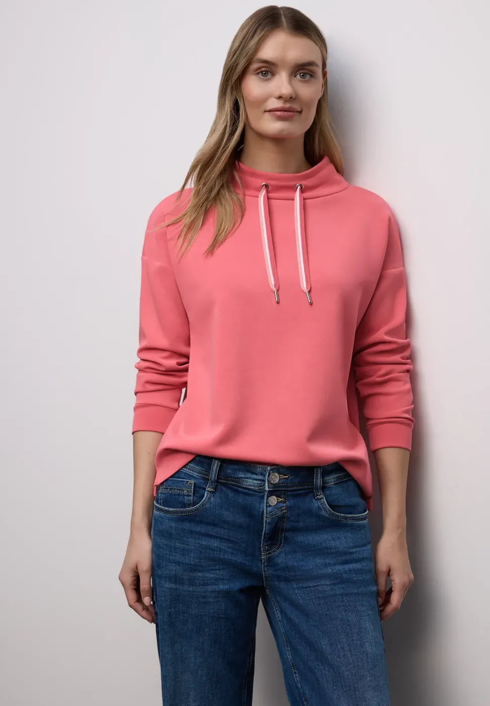 Shirt in Unifarbe