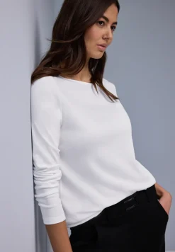 Shirt in Unifarbe